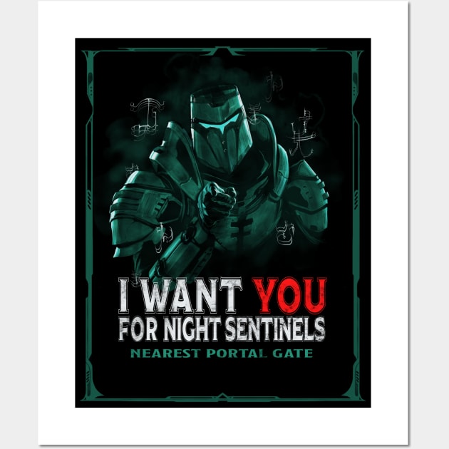 Join the Night Sentinels Wall Art by WOVENPIXLS